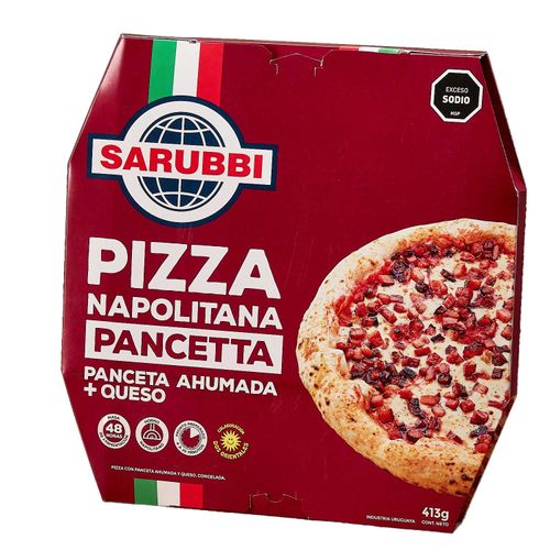 Pizza Sarubi Queso Y Panceta 450Gr