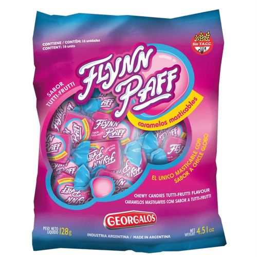 Caramelo Georgalos Flynn Paff Tutti Fruti 128Gr