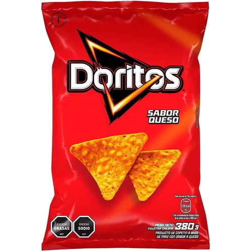 Tortilla Queso Doritos Bolsa 380 g
