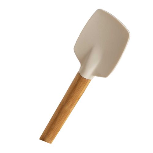 Espátula Celeste - Mango Bambú-Silicona