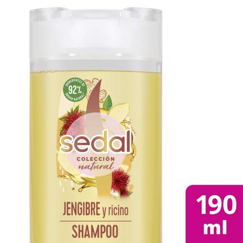 Shampoo Sedal Jengibre Y Recino 190Ml