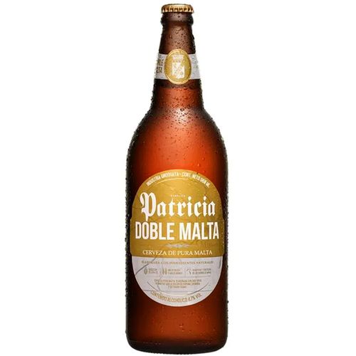 Cerveza Patricia Doble Malta Botella 1Lt