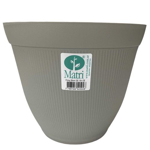 Maceta Finny Cemento 20Cm