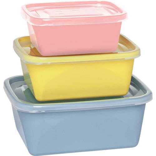 Contenedor Jaguar J6329 Rectangular 1270Ml 3Piezas
