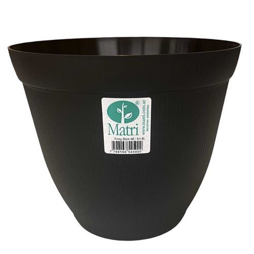 Maceta Finny Negra 20Cm
