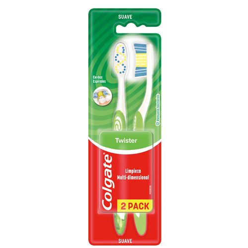 Cepillo Dental Colgate Twister 2X1Un