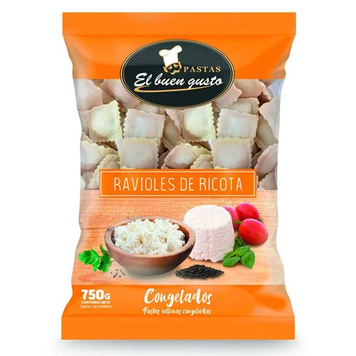 Ravioles El Buen Gusto Ricotta 750 Gr .