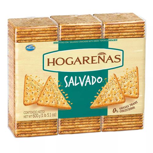 Galleta Hogareñas Salvado 600Gr