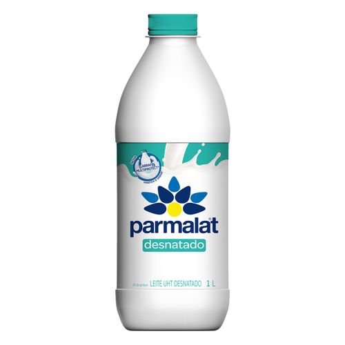 Leche Parmalat Larga Vida Descremada Botella 1Lt Plastica