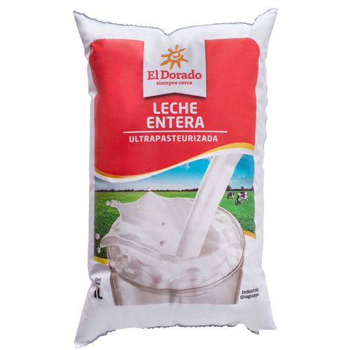 Leche El Dorado Ultrapasterizada Entera 1Lt Tenor Graso No M