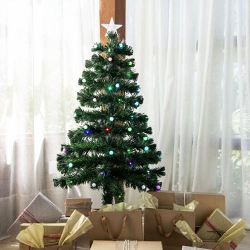 Árbol Navideño con luz led 1.2mts - 125 ramas