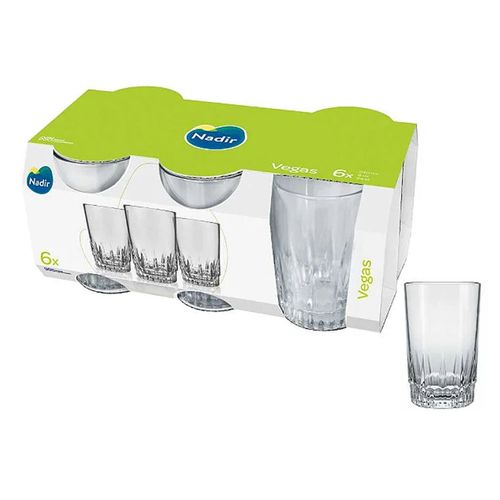 Vaso Nadir Vegas Agua 240Ml Set X 6