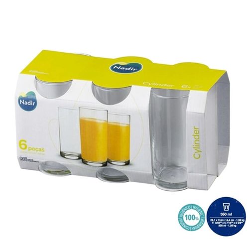Vaso Nadir Cylinder Refresco 6Und Set X 6