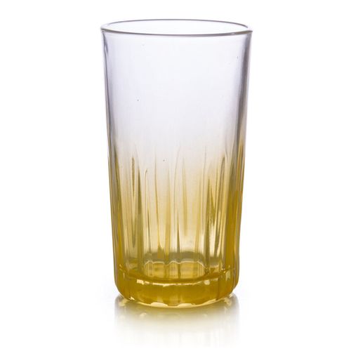 Vaso Crisa Kristalino Amarillo Vidrio Sodico Calcico Hb