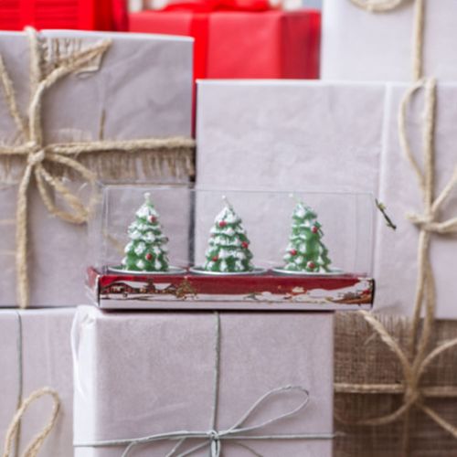 SETX3 VELAS NAVIDEÑAS SURTIDAS 3.8*3.8