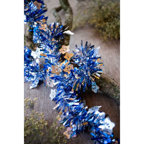Boa Navideña con Estrella 9cm*2mts.
