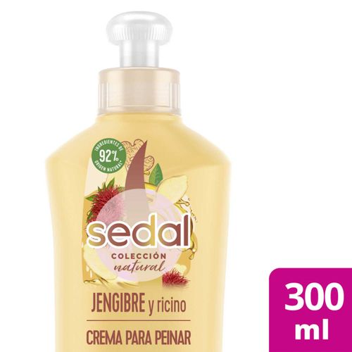 Crema De Peinar Sedal Jengibre Y Ricino 300Ml