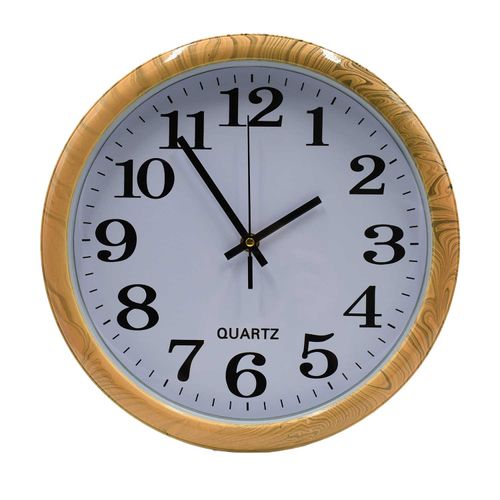 RELOJ YP008 BORDE SIMIL MADERA 30CM