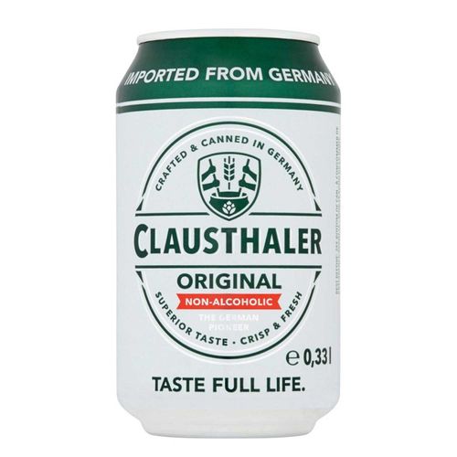 Cerveza Clausthaler Sin Alcohol Lata 330Cc