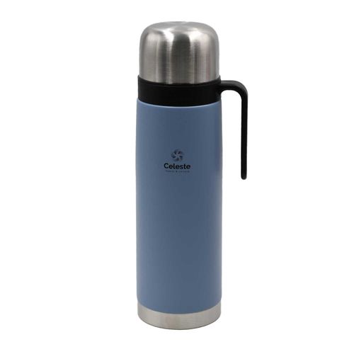 TERMO MS162-3 AZUL FRANCIA ACERO INOX MATE 1LT CON ASA