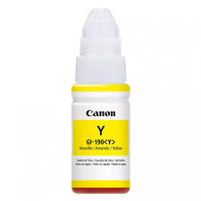 BOTELLA CANON GI-190YELLOW DE TINTA G1100/2100/3100