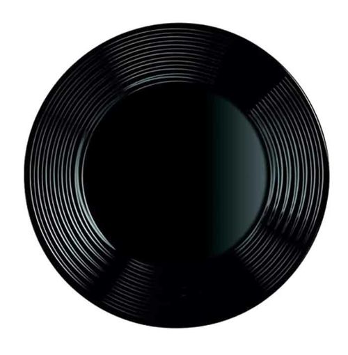 Plato Luminarc L7613 Negro 19Cm De Postre