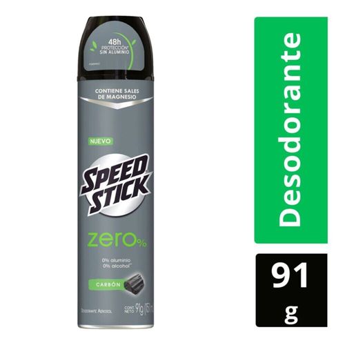 Deosodrante Lady Speed Stick Naturals Carbon Aerosol 91Gr