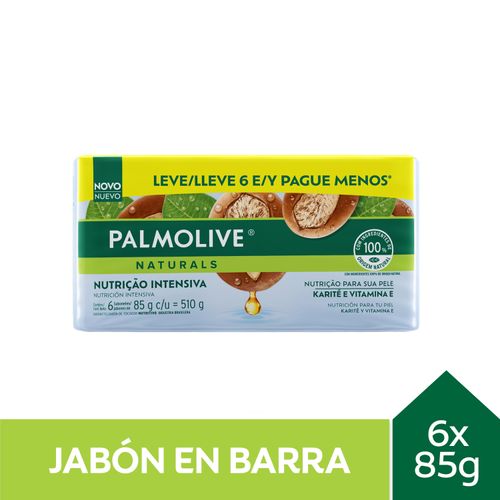 Jabon De Tocador Palmolive Naturals Karite 6Un