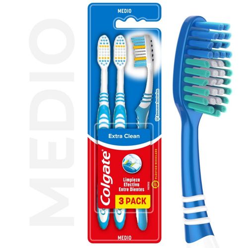 Cepillo Dental Colgate Extra Clean 3X2Un