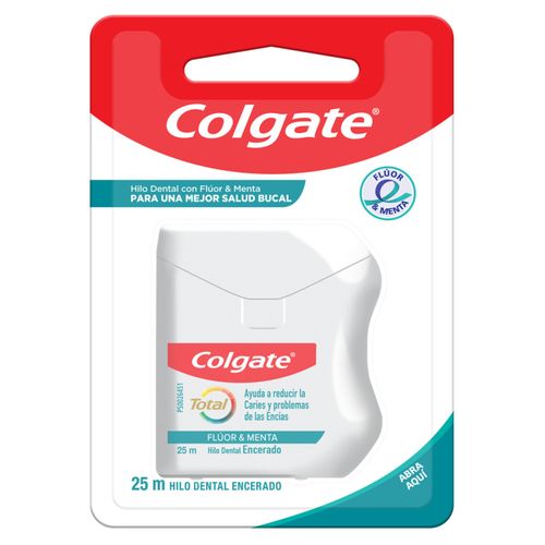 Hilo Dental Colgate Total Menta Fluor 25Mt