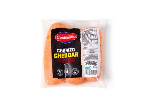 Chorizo Centenario Cheddar Bacon 3Un