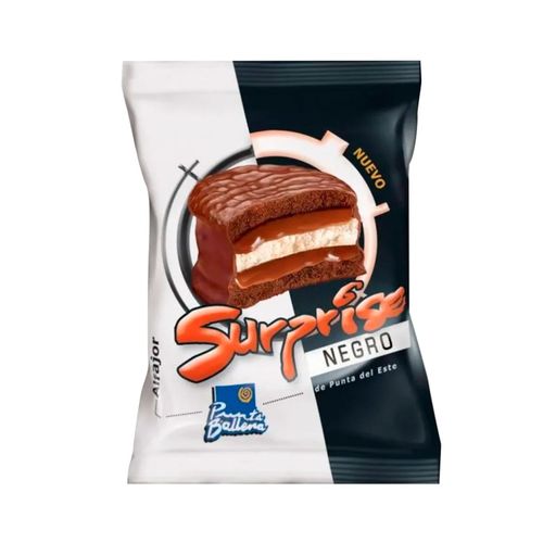 ALFAJOR PUNTA BALLENA SURPRISE NEGRO