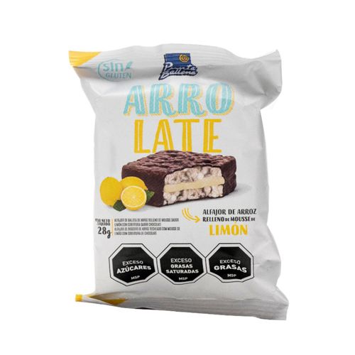 Alfajor Punta Ballena Arrolate Limon Flowpack 28Gr