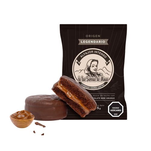 Alfajor Sierra De Minas Intenso Chocolate Semi Amargo 75Gr
