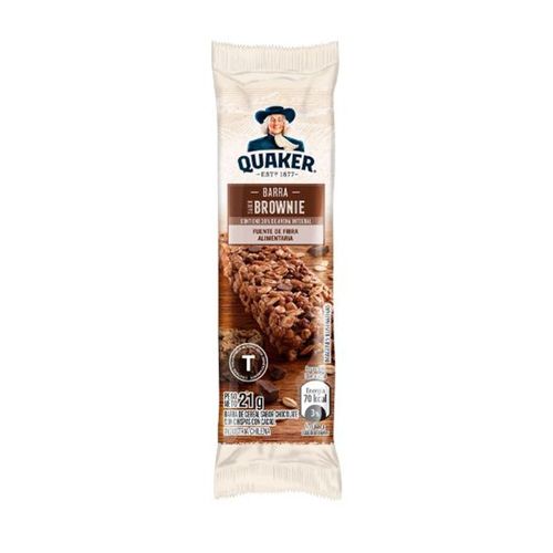 Barra Quaker Brownie Chocolate 23Gr