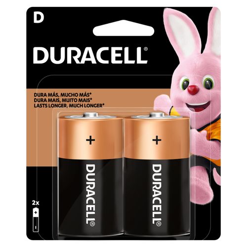 Pilas Duracell D Grande 2Un .