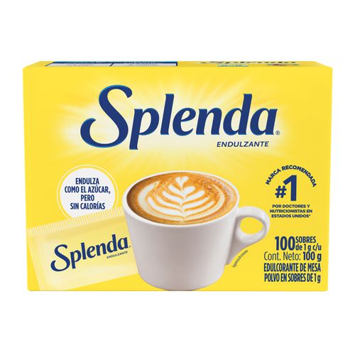 Edulcorante Splenda 100 Sobres .