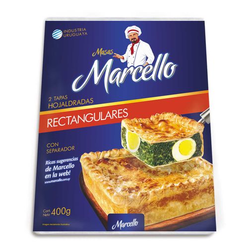 Tapa Fresca Marcelo Rectangular 400Gr .