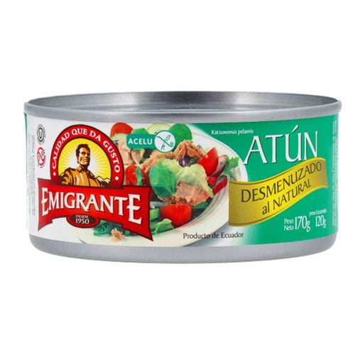 Atun Emigrante Desmenuzado Al Agua 170 g