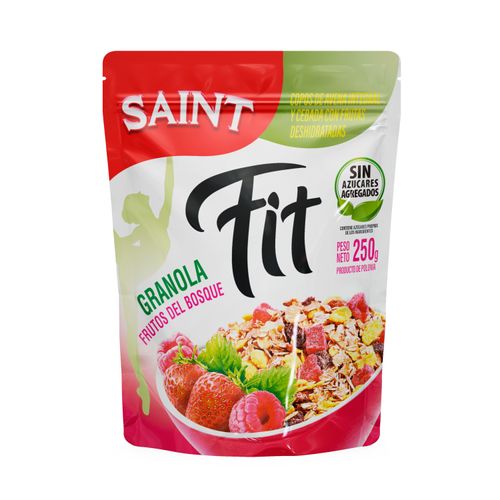 Granola Saint Fit Frutos Del Bosque Doy Pack 250Gr