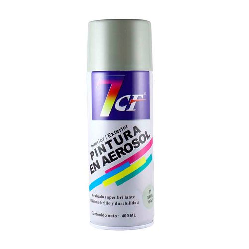 Esmalte 7Cf 36 Plata Aerosol 400Cc