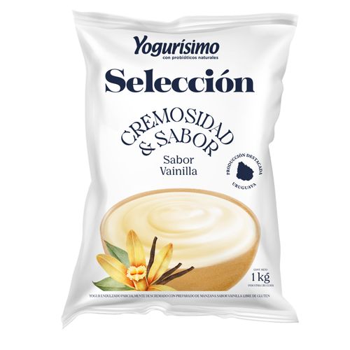YOGUR YOGURISIMO SELECCION VAINILLA SACHET 1LT