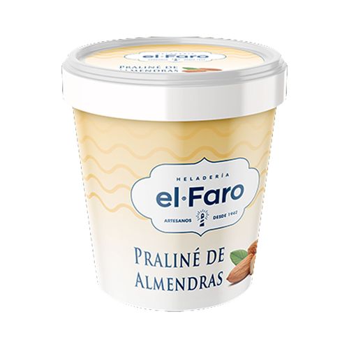 Helado El Faro Praline De Almendras 1100Cc