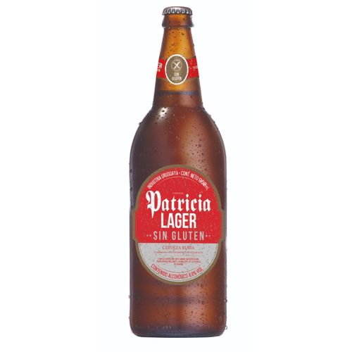 CERVEZA PATRICIA LAGER SIN GLUTEN 960ML