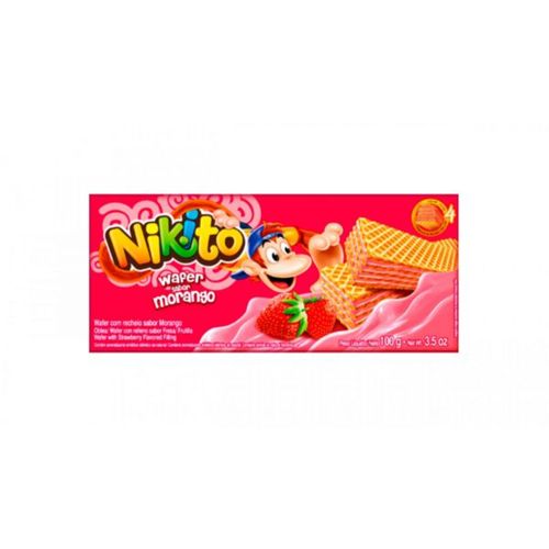 GALLETAS NIKITO WAFLE FRUTILLA 100G