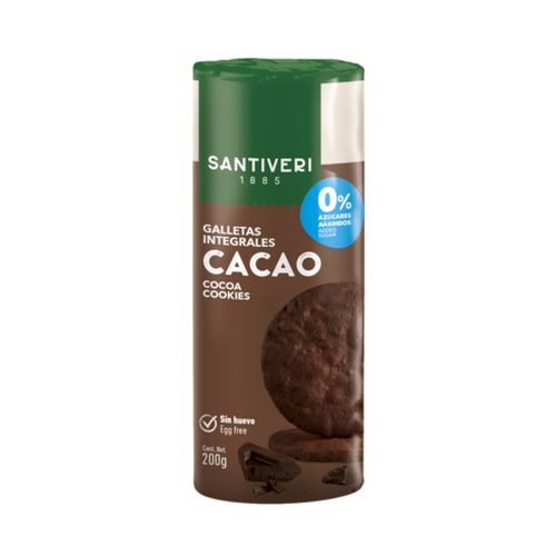 GALLETA SANTIVERI SIN AZUCAR CHCOLATE 200GR