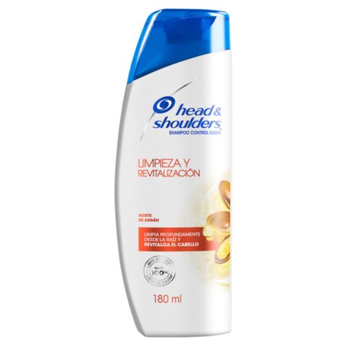 Shampoo Head & Shoulders Con Aceite De Argan 180 ml