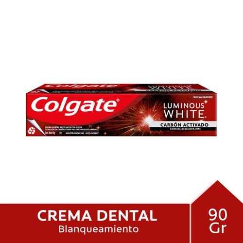 Crema Dental Colgate Luminous White Charcoal 90Gr
