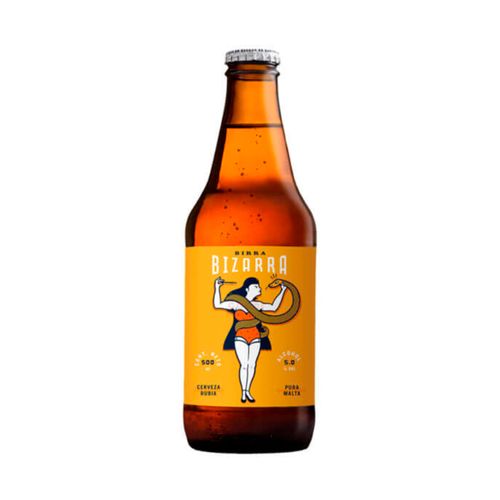 CERVEZA BIZARRA ARTESANAL BLONDE 500ML