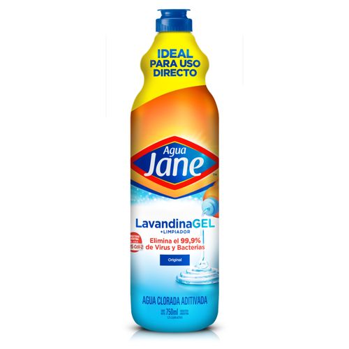 LAVANDINA AGUA JANE GEL ORIGINAL 750ML